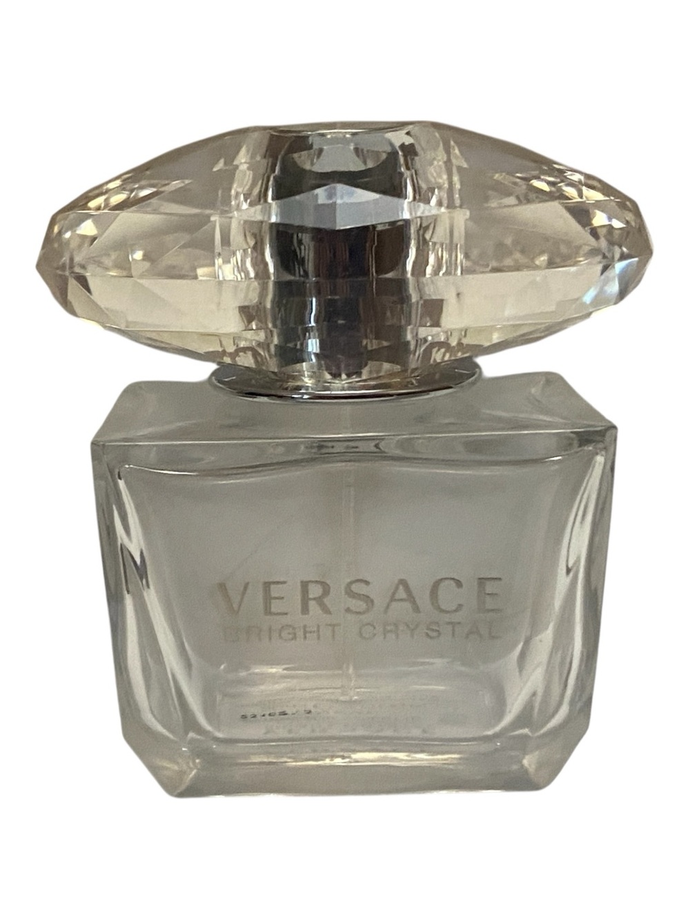 Versace Bright Crystal 3.0 Oz Empty Perfume Bottle Collectable No Liquid